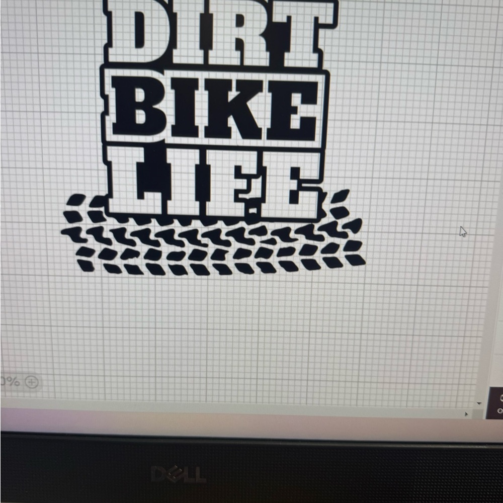 Black Dirt Bike Life Wall Art